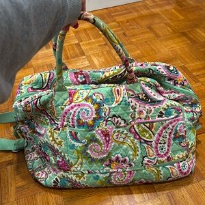 vera bradley duffle bag